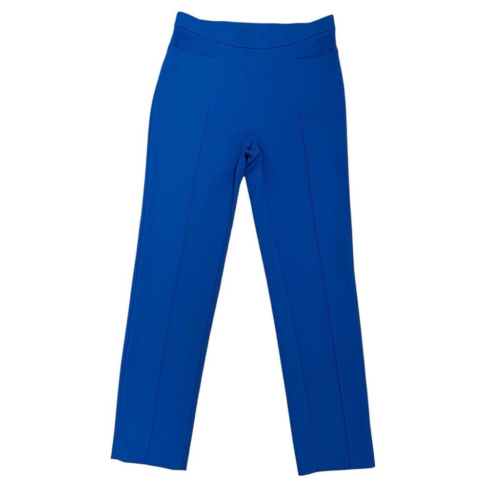 AKRIS PUNTO Franca Techno Pant Cotton Stretch Slim Ankle Royal Blue Women’s 2